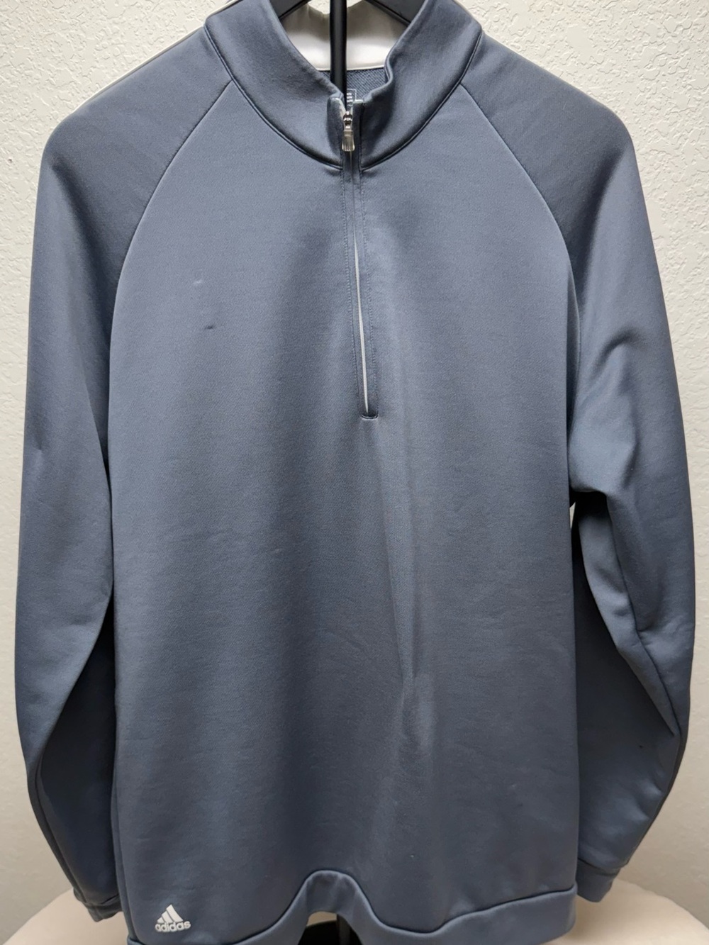 adidas Men's Half-Zip Pullover Sweater - Slate Blue